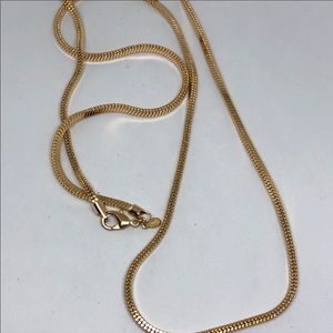 Premier Designs Long Gold Tone Chain Necklace